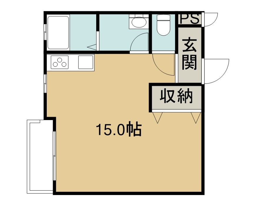 コーポスウェットの間取り