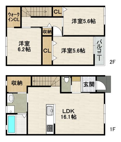 レミエ宝塚の間取り