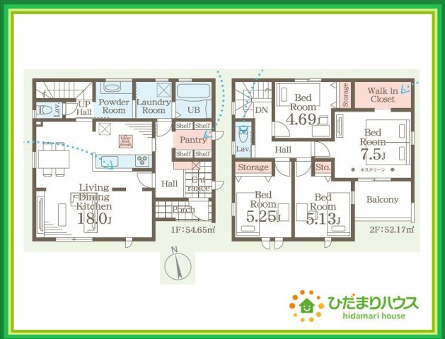 郡山市大槻上柵　新築戸建　1号棟