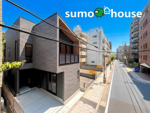 創作住宅　青木町の前面道路含む現地写真|前面道路含む現地写真です
