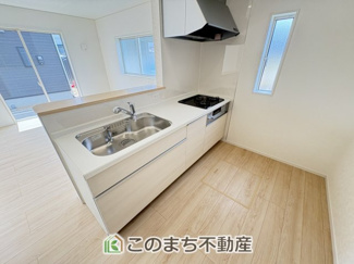 【キッチン】 | CRADLE GARDEN古河市諸川第9　2 | 人気の対面式キッチン☆料理をしながらご家族とコミュニケーションが取れます♪