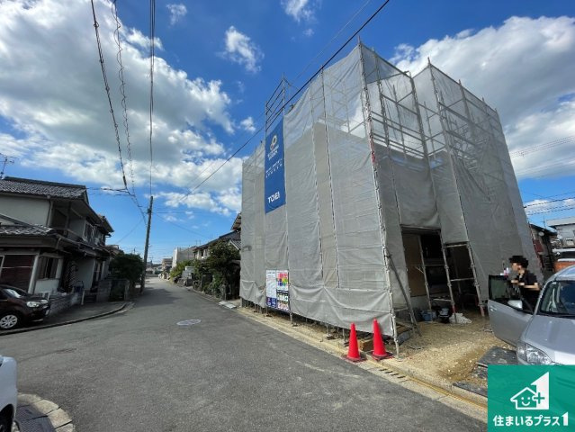 近江八幡市緑町　第2期　新築一戸建ての外観|現在の進捗状況です！順調に作業進行中、完成が待ち遠しいです！詳細の間取り等、お気軽にお問い合わせください！