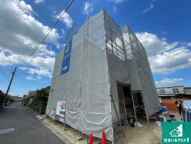 近江八幡市緑町　第2期　新築一戸建ての外観|現在の進捗状況です！順調に作業進行中、完成が待ち遠しいです！詳細の間取り等、お気軽にお問い合わせください！