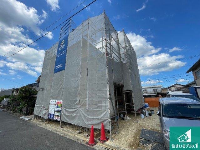 近江八幡市緑町　第2期　新築一戸建ての外観|現在の進捗状況です！順調に作業進行中、完成が待ち遠しいです！詳細の間取り等、お気軽にお問い合わせください！