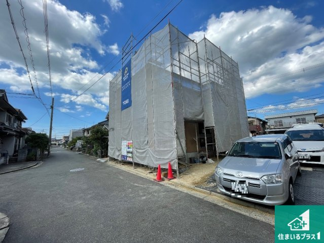 近江八幡市緑町　第2期　新築一戸建ての外観|現在の進捗状況です！順調に作業進行中、完成が待ち遠しいです！詳細の間取り等、お気軽にお問い合わせください！