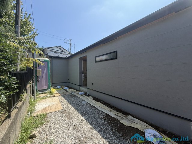 伊勢原市岡崎　新築平屋戸建　全1棟1号棟の外観