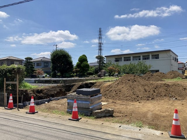 伊奈町寿３丁目　全５区画売地の外観|造成工事中です