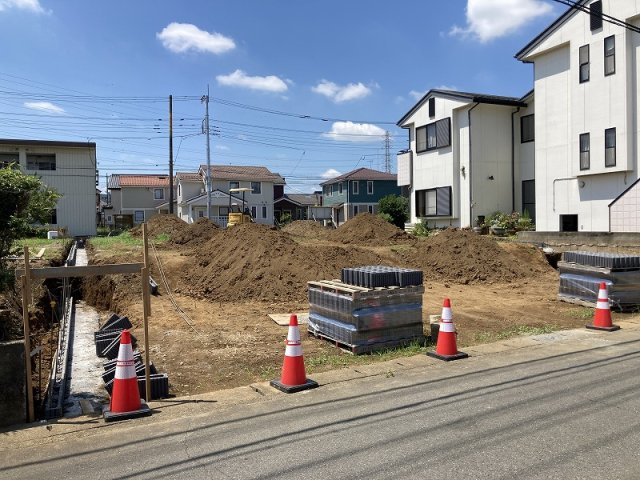 伊奈町寿３丁目　全５区画売地の外観|造成工事中です