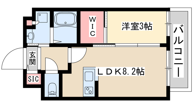 【間取り】 | ラグゼ新大阪6