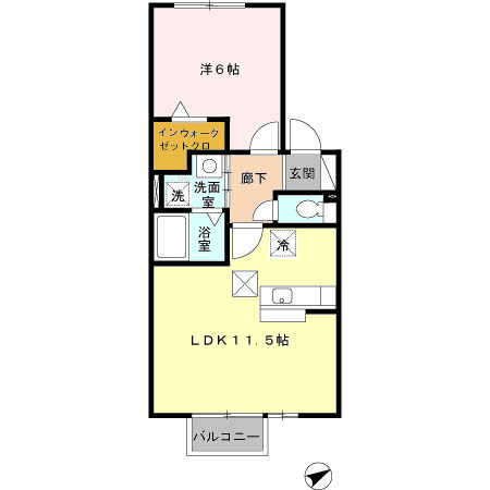 【間取り】 | セジュール美川