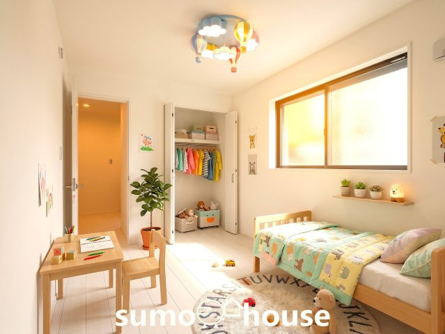 川崎市高津区明津1期　3号棟の子供部屋|子供のお昼寝に使えるお部屋です
