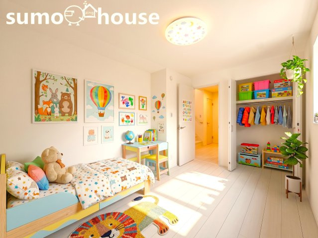 川崎市高津区明津1期　3号棟の子供部屋|子供部屋です