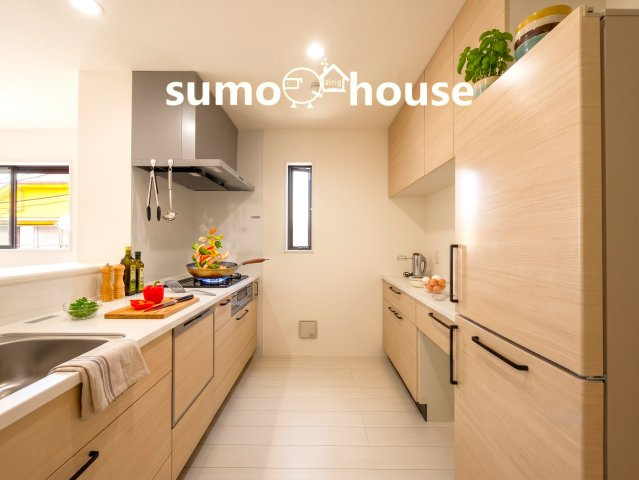 川崎市高津区明津1期　3号棟のキッチン|使いやすいキッチンです