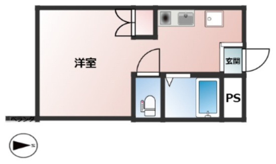 姫西ハイツの間取り