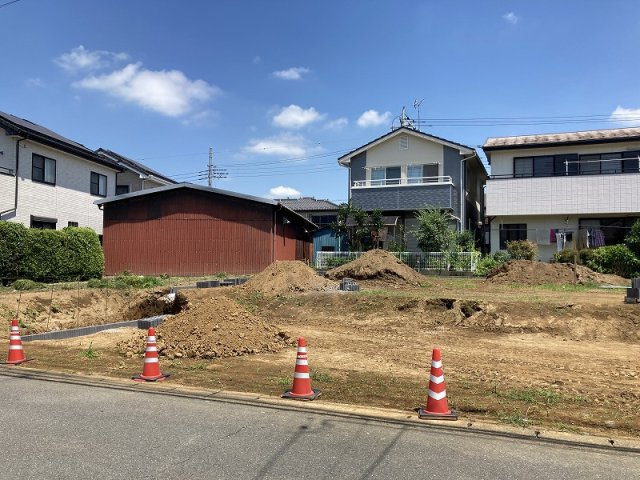 伊奈町寿３丁目　全５区画売地の外観|造成工事中です