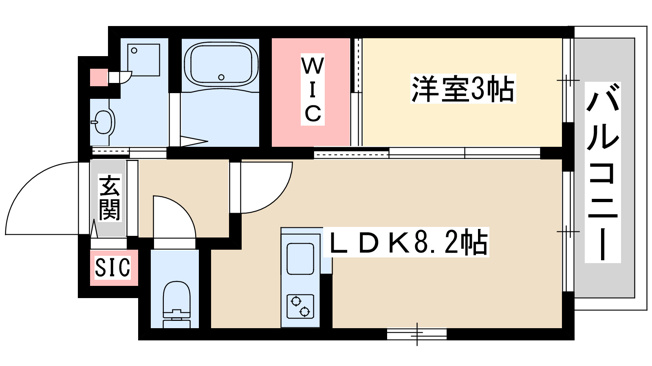 【間取り】 | ラグゼ新大阪6