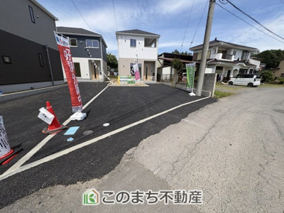 【駐車場】 | CRADLE GARDEN古河市諸川第9　3 | お車は横並びに2台駐車可能☆