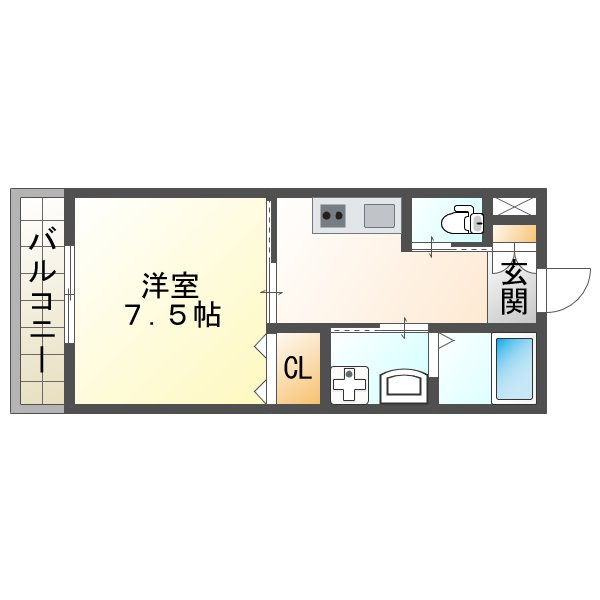 コーム須磨の間取り