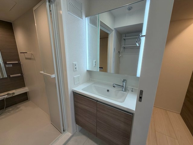 D-ROOM中小阪の洗面所