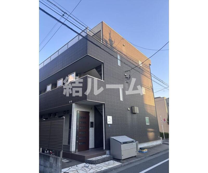 板橋区常盤台３丁目の賃貸マンションのエントランス