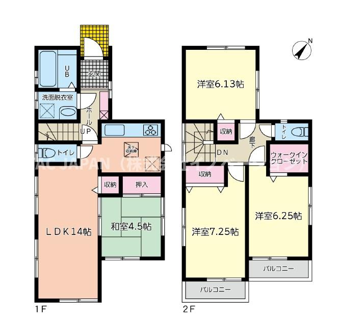 古千谷本町の良邸の間取り