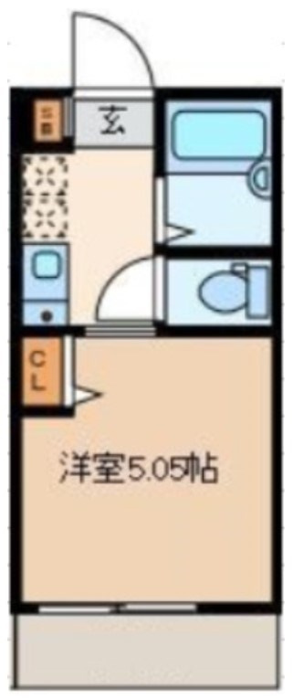 杉並区梅里２丁目のアパートの間取り
