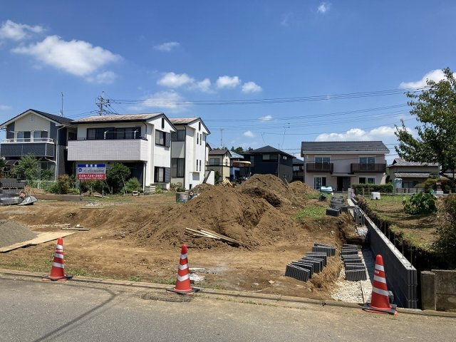 伊奈町寿３丁目　全５区画売地の外観|造成工事中です