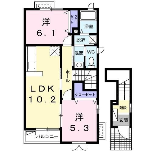 メゾンドチロルの間取り