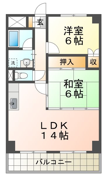ロイヤルメゾンアドニスの間取り