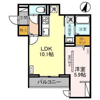 【間取り】 | Noble raffiner 針ヶ谷