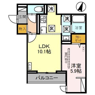 【間取り】 | Noble raffiner 針ヶ谷