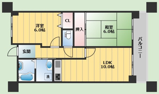 【間取り】 | 山田マンションビューテラス