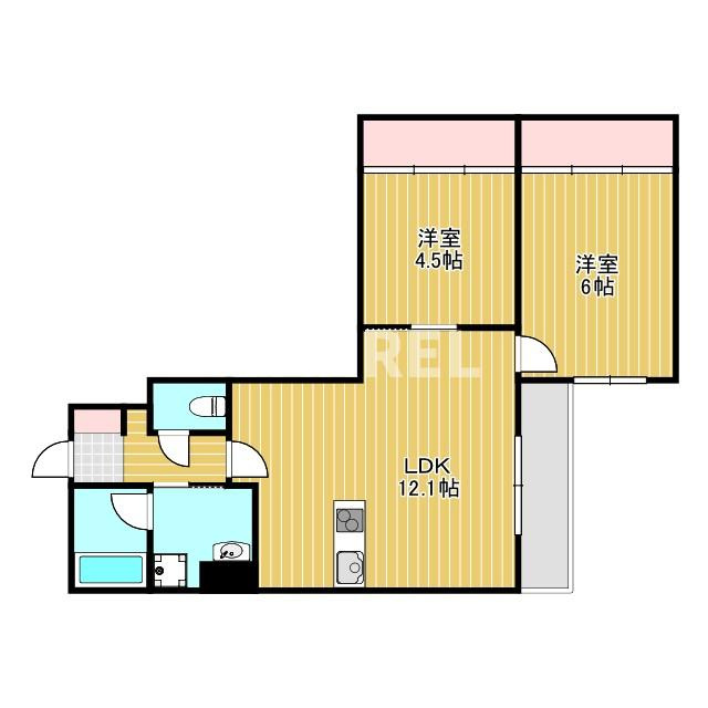LEROY千里山の間取り