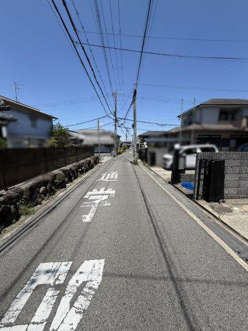 堺市中区福田 中古戸建の前面道路含む現地写真