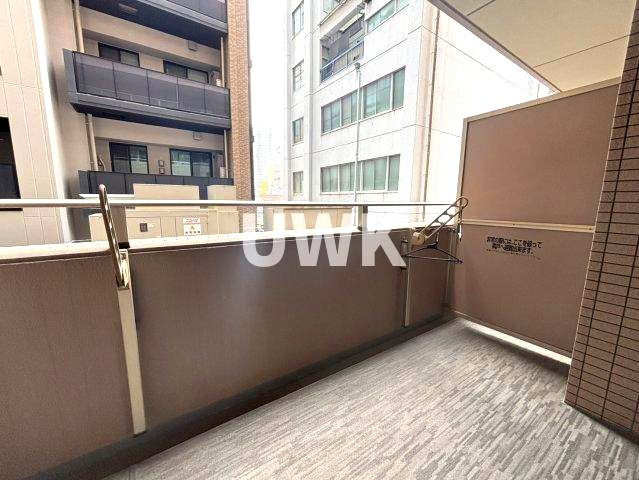 名古屋市中村区名駅３丁目の賃貸マンションのバルコニー