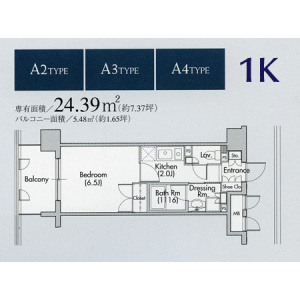 名古屋市中村区名駅３丁目の賃貸マンションの間取り