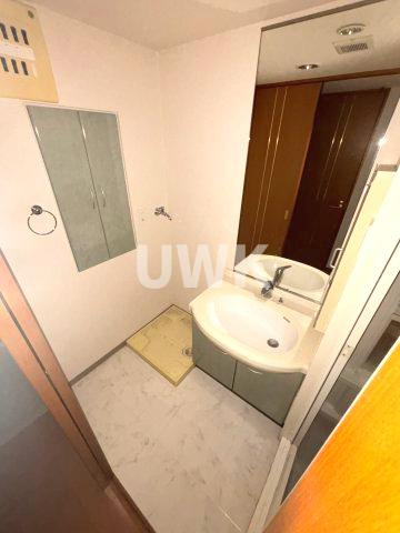 名古屋市中村区名駅３丁目の賃貸マンションの洗面所