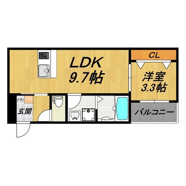LE COCON 豊橋 Ⅱの間取り