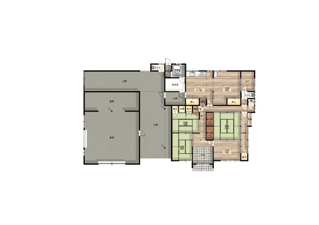 西条市北条中古住宅【650】土地298.93坪　建物不明の間取り