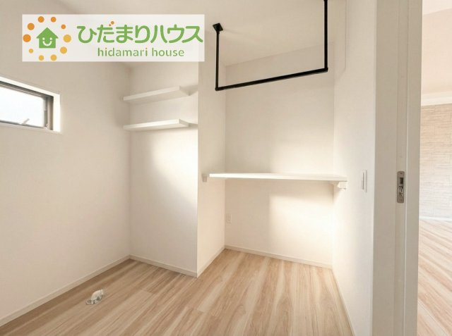 【ランドリースペース】 | 取手市戸頭17期　新築戸建　1号棟 | 流行りの洗面兼ランドリー！家事ラク動線でママの負担も軽減出来ちゃいますね( *´艸｀)