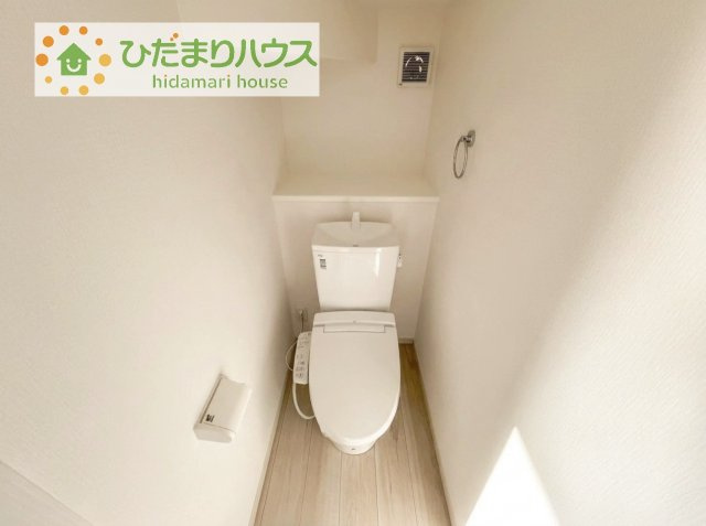 【トイレ】 | 取手市戸頭17期　新築戸建　2号棟 | 節水できるトイレで、少ないお水でもしっかりと洗浄してくれます！