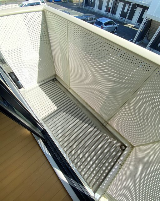 グレース萩野町　Ｂ棟のバルコニー|写真は同建物の別のお部屋です。