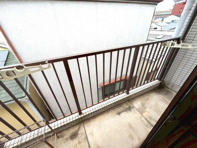 平成ハイツのバルコニー