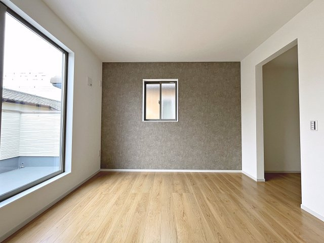新築戸建・新築建売　太田市東矢島町　旭小学校・旭中学校の洋室|広々としておりご夫婦の主寝室としておすすめです！