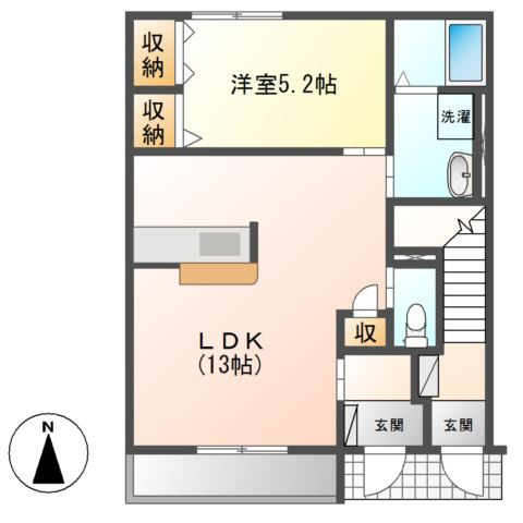 【間取り】 | リッツパークＢ
