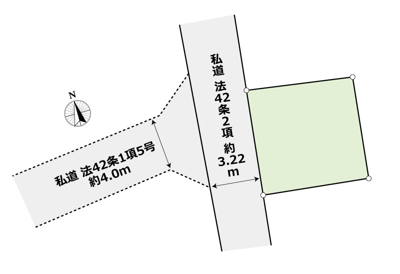 文京区大塚２丁目中古戸建の区画図