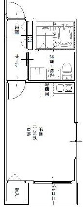 ｌａ　ｖｉｌｌａの間取り|間取りです。