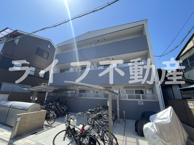 クリエオーレ小若江の外観|外観もきれいです