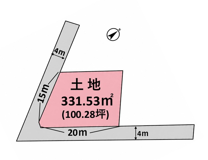 売土地　静岡市葵区井川の土地図|約100坪の広々敷地。自然豊かな井川エリアでのんびり暮らしませんか。上物有。現況渡しとなります。