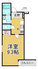 フジパレス武庫川駅北の間取り